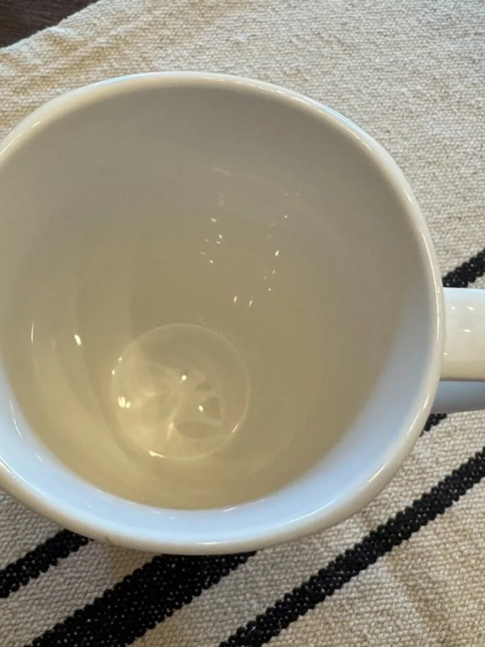 SET OF 2 Corelle Coordinates Porcelain SOLID WHITE Mugs Cups (Square Top)